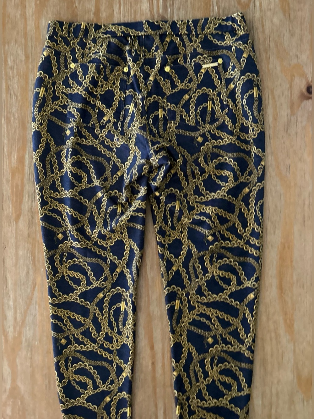 Michael Kors Stretch Chain Glitz Leggings - Picture 7 of 8